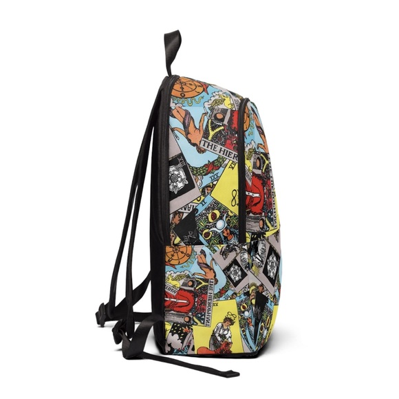 Tarot Card All-Over Backpack | Rider-Waite-Smith Major Arcana Design Bag - Picture 2 of 4